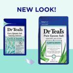 Dr Teal’s Pure Epsom Salt, Clarify & Smooth with Witch Hazel & Aloe Vera, 3lbs (Packaging May Vary)