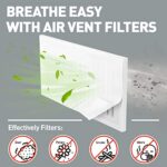 HOMWMPA Air Vent Filters Kit, 2 Pieces 19″ x 59″ Air Vent Filters for Home, Vent Filters for HVAC, AC & Heating Intake Registers & Grilles to Reduce Dust, Smoke,Pollen