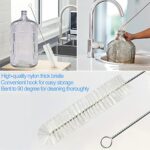 2 Pack 28inch Carboy Brush Carboy Cleaning Brush Carboy Bottle Brush Carboy Brushes for Cleaning Nylon 5 Gallon Carboy Brush for 3 5 6 6.5 Gallon Glass Carboys Corny Kegs Wine Making Home Brewing