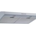 Winflo 30 In. Convertible Under Cabinet Range Hood in White with Mesh Filters and Push Buttons