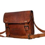 Shy Shy Let’s Touch The Sky IndianHandoArt 10″ Inch Leather office Messenger Bag vintange satchel Crossbody Bags for Men and Women unisex (10″ (W) x 8″ (H) x 3″ (D))