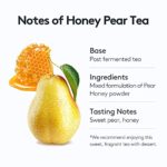 OSULLOC Honey Pear Tea (Sweet Pear & Honey Flavor), Premium Blended Tea from Jeju, Tea Bag Series 20 count, 1.06 oz, 30g