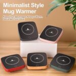 Raccoon Coffee Mug Warmer Waterproof Smart Cup Warmer with 3 Temperature Setting for Warming & Heating Coffee, Beverage, Milk, Tea and Hot Chocolate (Pink)