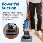 Vacmaster UC0501 Bagless Upright Vacuum Cleaner with Large Dust Cup Capacity, Efficient Cyclone Filtration System & 17ft Cord for Carpet, Hard Floor and Pet Hair