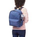 Amazon Basics Classic School Backpack – Navy