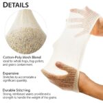 Eselect 11” Hop Grain & Spice Bag Beer Brewing Bag Brew Bags Reusable Mesh Strainer Bag for Home Brewing Hops Grains Wine Beer Straining Brew in a Bag Grain Bags for Home Brewing 10-pack