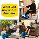As Seen On TV BluTiger Seated Elliptical Machine – Burn Calories While Working, Reading & Watching TV – Large Pedals – Digital Display – Easily Assembles in Minutes – All Fitness Levels