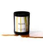 FLAMME Candle Co. Nude | Citrus & Sage Scent | 10oz | 60 Hour Burn Time | Luxury Candle with Colored Wax | All Natural Soy