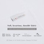 LA Linen Polyester Poplin Washable Round Tablecloth, Stain and Wrinkle Resistant Table Cover 51″, Fabric Table Cloth for Dinning, Kitchen, Party, Holiday 51-Inch, Brown, (TCpop51R_BrownP22)