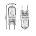 Light Bulb for GE Microwave Oven?The 20 Watt Replacement Halogen Bulb Fits for GE Kenmore Samsung Maytag Elite Microwave,Over The Stove Microwave Surface Light,Replaces WB25X10019 WB36X10213,3Pack
