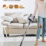 DEVOAC I8 Corded Vacuum Cleaner, 600W 23KPa Stick Vacuum, Free-Stand 6 in 1 Powerful Lightweight Handheld Vacuum for Hard Floor Carpet Pet Hair Home