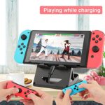 Nintendo Switch Stand/Switch LITE Stand,Foldable,Adjustable and Portable table play stand for N-switch console playing and charging,Compatible with ipad/ Mini/iPad Pro Air, smartphone and kindle