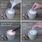Foton Pearled Candle Bestsellers Gift Bundle 18oz White Scented 4-Pack – Non Toxic Luxury Long Lasting Powder Candles – Lasts up to 120 Hours – Refillable Candle Sand with 30 Wicks for Candle Making