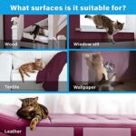 Cat Anti Scratch Furniture/Couch Protector from Cats Scratching – Couch Scratch Protector – Cat Training Tape – Scratch Guard