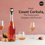 NEW!! Count Corkula by OTOTO – Gifts for Wine Lovers, Wine Bottle Stopper, Wine Accessories, Goth Accessories, Wine Corks Wine Stoppers for Wine Bottles, Wine Gifts, Fun Kitchen Gadgets