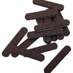 Shepherd Hardware 9865 1/2-Inch x 2-5/8-Inch Heavy Duty Self-Adhesive Felt Furniture Strips, 16-Pack, Brown