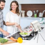 Desktop Range Hoods,Portable Range Hood with 3 wind speeds,Portable Range Hood For Cooking,Removable and washable exhaust fan,Suitable for Indoor barbecues, fondue and RV kitchen