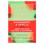 Taylors of Harrogate Strawberry & Vanilla Green Tea, 20 Count (Pack of 1)