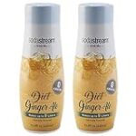 SodaStream 14.8 fl Diet Ginger Ale Syrup- Twin Pack Value Bundle
