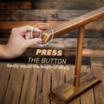 Tulyra Ring Toss Games for Adults, Hook and Ring Game with Exclusive Carrying case & Unique Stainless Shot Glass, Super Easy to Assemble, XL Size(15.7″ X 13″) Shot Ladder, Tabletop Drinking, Outdoor