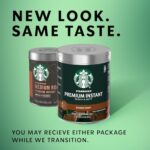 Starbucks Premium Instant Coffee, Medium Roast, 100% Arabica Beans, 3 Pack (3.17 Oz Each)