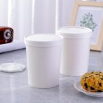 25-Pack of 32oz Eco Friendly White Soup Bowls, White Disposable Food Cups with Lids, White Container – Soup Cups Great for Restaurants, Take-Outs, Or Disposable Soup Bowls To Go Lunch
