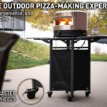 Solo Stove Pizza Oven Cart for Outdoor Pi Pizza Ovens | Portable Pizza Oven Table, Compatible with the entire Pi family, Locking Wheels, Foldable Shelves, Steel, Height: 35.75 in, Weight: 43 lbs