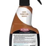Weiman Leather Cleaner and Conditioner for Furniture – Cleans Conditions and Restores Leather Surfaces – UV Protectants Help Prevent Cracking or Fading of Leather Car Seats, Shoes, Purses