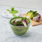 Cuisinart Large Spin Stop Salad Spinner- Wash, Spin & Dry Salad Greens, Fruits & Vegetables, 5qt, CTG-00-SAS1