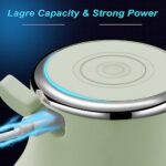 Electric Garlic Chopper, 250ML Mini Portable Veggie Chopper, Garlic Grinder Masher Onion Chopper, Blender to Vegetable, Wireless Food Processor for Ginger, Chili, Fruit, Meat, etc?Green?