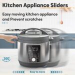 Appliance Sliders for Kitchen Appliances 24 PCS Self-adhesive Small Kitchen Appliance Slider Kitchen Hacks Easy to MovIing & Space Saving Kitchen Must Have Gadgets Appliance Accessories for countertop