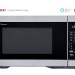 SHARP ZSMC1169HS Oven. Compatible with Alexa. Orville Redenbacher’s Certified. Removable 12.4″ Carousel Turntable, 1.1 Cubic Feet, 1000 Watt Countertop Microwave, CuFt, Stainless Steel
