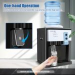 Top-Loading Water Cooler Dispenser – 3-5 Gallon Capacity, Efficient Cooling & Heating, 3 Temperature Settings, Durable Design with Stainless Steel Liner – Ideal for Home, Office, and School Use
