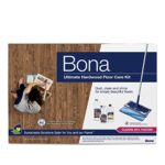 Bona Ultimate Hardwood Floor Care Kit – Includes Microfiber Mop, Hardwood Floor Cleaning Solution and Refill, Hardwood Floor Polish, Microfiber Cleaning Pads, and Microfiber Dusting Pad