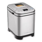 Cuisinart CBK-110 Programmable Compact Automatic Bread Maker Machine Bundle with Measuring Spoon Set, Bread Board, and Bread Knife – Makes a variety of loaf sizes and gluten-free options (4 Items)