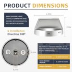 AMI PARTS DG94-03500A/Z for Samsung Stove Knob Replacement (5PCK) and DG94-04167 DG94-03500U Gas Stove Knobs-Models NX60T8111SS NX60T8311SS NX60T8711SS for Samsung Oven Burner Top Stove knobs