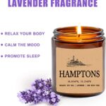 Hamptons – New York Scented Candle – Organic Soy Wax – Gift for Her – Gift for Him – New Home Gifts – Birthday Gift for Friend – National Park Gifts – State Candles