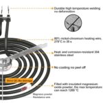 Upgraded WB30M1 WB30M2 Stove Burner Element Replacement for GE Hotpoint Electric Range Burner Element Replacement Range GE Stove Burner Replacement Stove Top Surface Element Burner Kit(4 Packs)