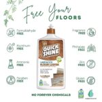Quick Shine 2 Pack Smart Combo- Includes 1 Hardwood Floor Cleaner & 1 Floor Polish-Luster w/ Plant-Based Carnauba 27oz | Safer Choice | A Clean That Can Be Seen!