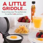DASH Mini Maker Electric Round Griddle for Individual Pancakes, Cookies, Eggs & other on the go Breakfast, Lunch & Snacks with Indicator Light + Included Recipe Book – Pink