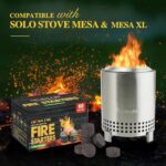 Fire Starters for Solo Stove Mesa, 60 Count Fire Starter, Fireplace Starter Great Accessories Tool for Grilling Camping Cooking Campfires and BBQ Light Fire Wood Charcoal and Sticks