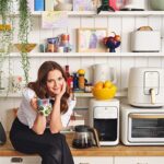 Quart Touchscreen Air Fryer, White Icing by Drew Barrymore