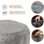 Solo Stove Bonfire Shelter Protective Fire Pit Cover for Round Fire Pits Waterproof Cover Great Fire Pit Accessories for Camping and Outdoors, Grey
