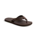 Reef Men’s Leather Sandals with Bottle Opener, 9 (Chocolate)