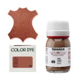 Tarrago Leather Dye Kit with Deglazer and Applicator – Restore & Recolor Shoes, Boots, Purses, Wallets, Jackets, and Furniture – Rich Pigment – 25mL – Cognac Brown #49