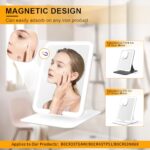 wobsion Magnifying Mirror, 10X Magnifying Makeup Mirrors with Magnetic, Perfect Accessory for Magnetic Mirrors,3.14Inch (Mirror)