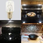 Whirlpool Microwave Light Bulb Oven 8206232A Kei 125V 40W E17 Appliance Replacement Part for Maytag Microwaves and The Lava Lamps – Replaces 1890433 8206232 AP4512653 (2)