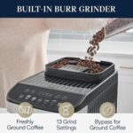 De’Longhi Magnifica Evo Automatic Espresso & Coffee Machine with Automatic Milk Frother for Latte, Cappuccino, Iced Coffee, Built-in Grinder, ECAM29084SB