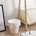 Small Trash Bags 4 Gallon – 100 Count 4 Gallon Trash Bag, Small Garbage Bags for Office Bedroom Bathroom Trash Bags, White 4 Gal Small Trash Can Liners