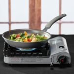 Chef Master 15,000 BTU Output Portable Butane Camping Stove, Peizo Click Ignition, Double Wind-Guard Portable Stove Burner for Emergencies, Tailgating, Hiking, Backpacking & Camping Essentials – 90019